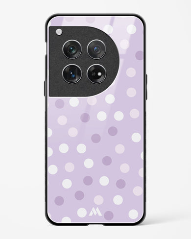 Polka Dots in Violet Glass Case Phone Cover (OnePlus)