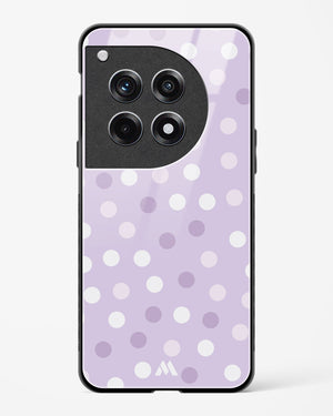 Polka Dots in Violet Glass Case Phone Cover (OnePlus)