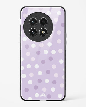 Polka Dots in Violet Glass Case Phone Cover (OnePlus)