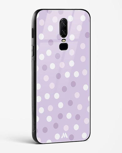 Polka Dots in Violet Glass Case Phone Cover (OnePlus)