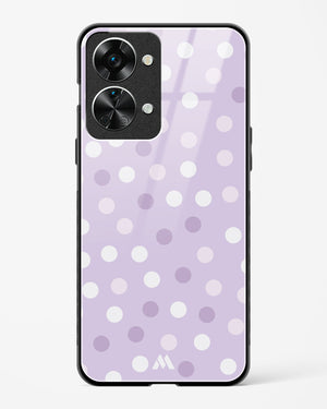 Polka Dots in Violet Glass Case Phone Cover (OnePlus)