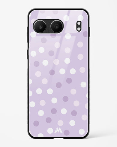 Polka Dots in Violet Glass Case Phone Cover (OnePlus)