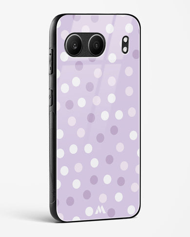 Polka Dots in Violet Glass Case Phone Cover (OnePlus)