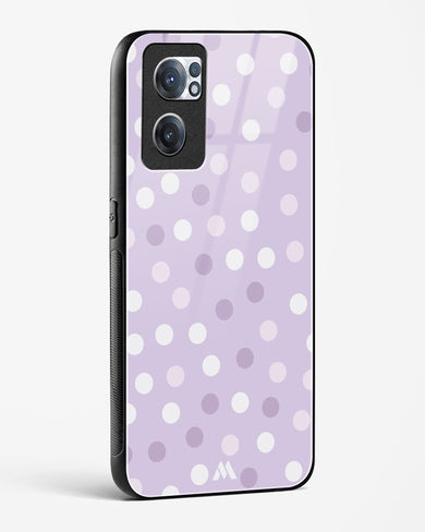 Polka Dots in Violet Glass Case Phone Cover (OnePlus)