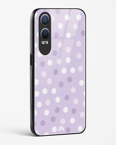 Polka Dots in Violet Glass Case Phone Cover (OnePlus)