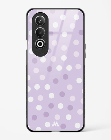 Polka Dots in Violet Glass Case Phone Cover (OnePlus)