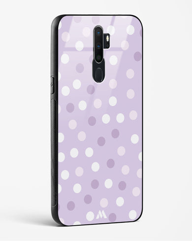 Polka Dots in Violet Glass Case Phone Cover-(Oppo)