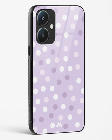 Polka Dots in Violet Glass Case Phone Cover (Oppo)