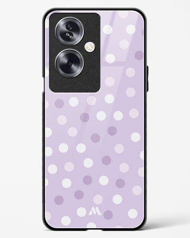 Polka Dots in Violet Glass Case Phone Cover (Oppo)