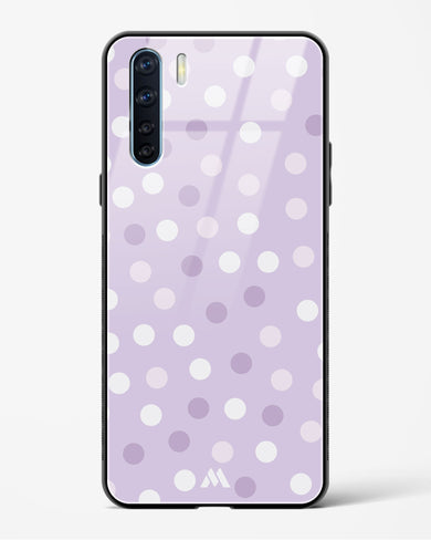 Polka Dots in Violet Glass Case Phone Cover-(Oppo)