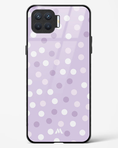 Polka Dots in Violet Glass Case Phone Cover (Oppo)