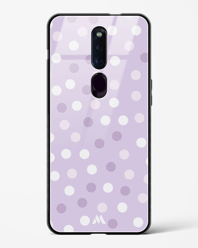 Polka Dots in Violet Glass Case Phone Cover-(Oppo)