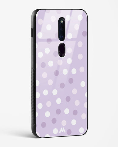 Polka Dots in Violet Glass Case Phone Cover-(Oppo)