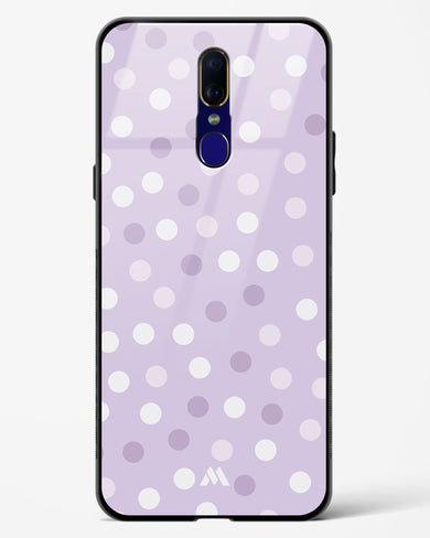 Polka Dots in Violet Glass Case Phone Cover-(Oppo)