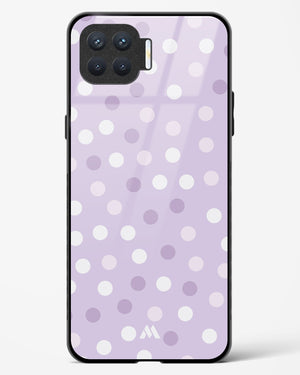 Polka Dots in Violet Glass Case Phone Cover-(Oppo)