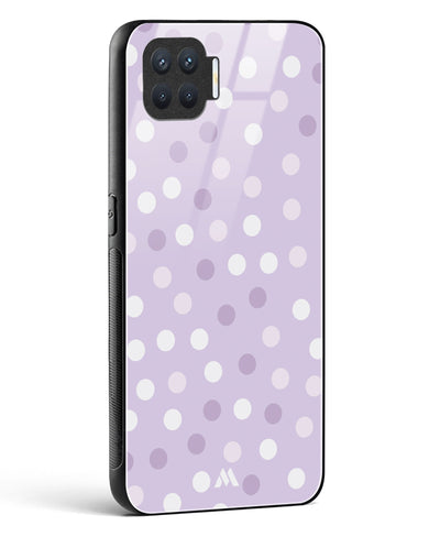 Polka Dots in Violet Glass Case Phone Cover-(Oppo)