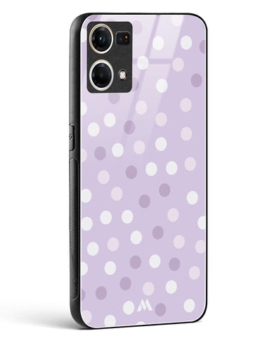 Polka Dots in Violet Glass Case Phone Cover-(Oppo)