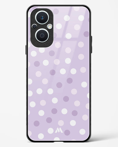 Polka Dots in Violet Glass Case Phone Cover-(Oppo)