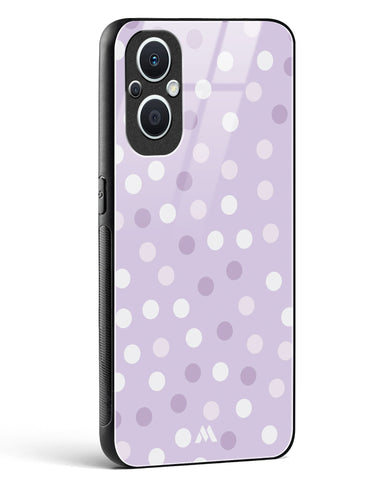 Polka Dots in Violet Glass Case Phone Cover-(Oppo)