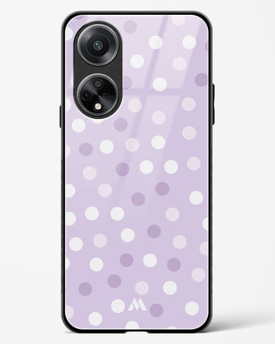 Polka Dots in Violet Glass Case Phone Cover (Oppo)