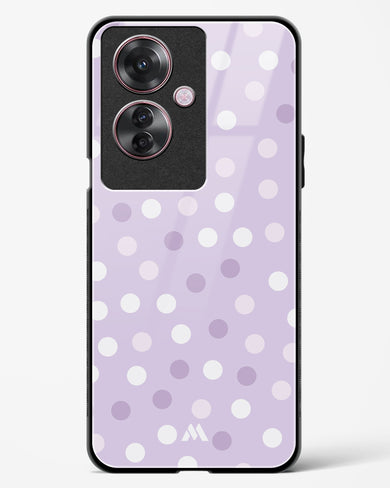 Polka Dots in Violet Glass Case Phone Cover (Oppo)