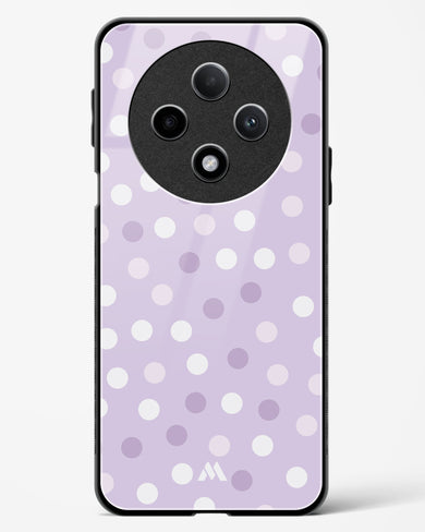 Polka Dots in Violet Glass Case Phone Cover (Oppo)