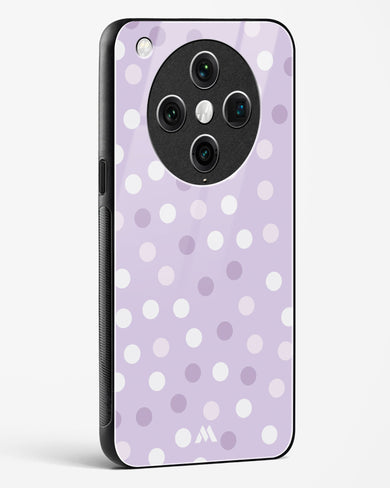 Polka Dots in Violet Glass Case Phone Cover (Oppo)