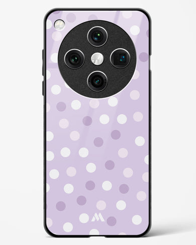 Polka Dots in Violet Glass Case Phone Cover (Oppo)