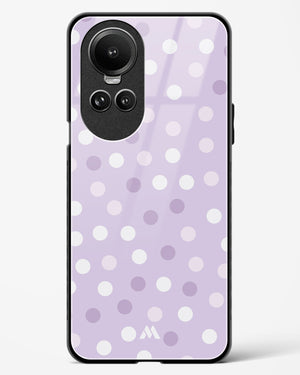 Polka Dots in Violet Glass Case Phone Cover (Oppo)