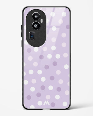 Polka Dots in Violet Glass Case Phone Cover (Oppo)