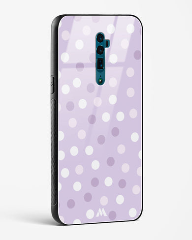Polka Dots in Violet Glass Case Phone Cover-(Oppo)
