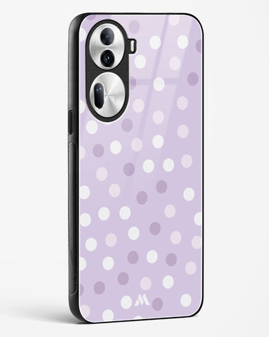 Polka Dots in Violet Glass Case Phone Cover (Oppo)