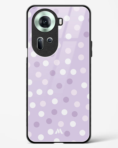 Polka Dots in Violet Glass Case Phone Cover (Oppo)