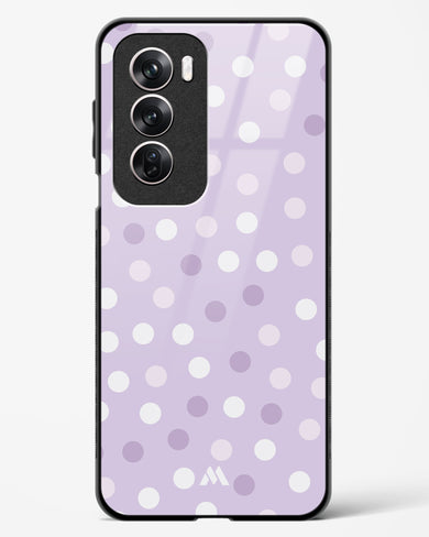 Polka Dots in Violet Glass Case Phone Cover (Oppo)