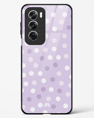 Polka Dots in Violet Glass Case Phone Cover (Oppo)