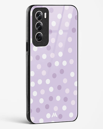 Polka Dots in Violet Glass Case Phone Cover (Oppo)