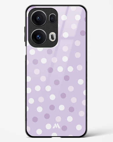 Polka Dots in Violet Glass Case Phone Cover (Oppo)
