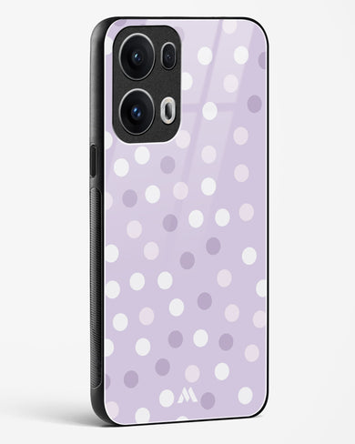 Polka Dots in Violet Glass Case Phone Cover (Oppo)