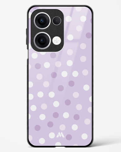 Polka Dots in Violet Glass Case Phone Cover (Oppo)