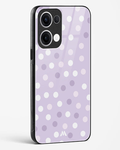 Polka Dots in Violet Glass Case Phone Cover (Oppo)