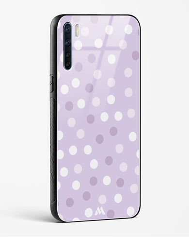 Polka Dots in Violet Glass Case Phone Cover (Oppo)