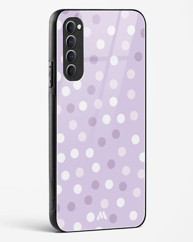 Polka Dots in Violet Glass Case Phone Cover (Oppo)