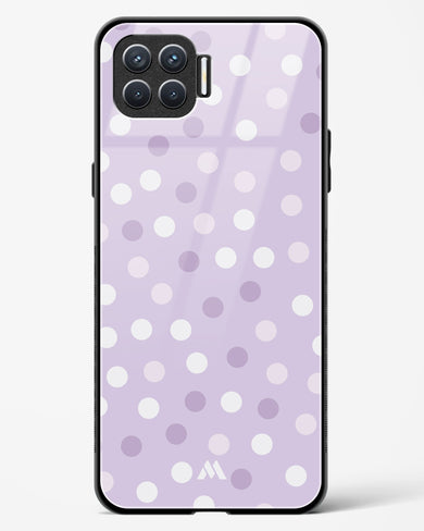 Polka Dots in Violet Glass Case Phone Cover (Oppo)