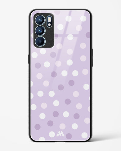 Polka Dots in Violet Glass Case Phone Cover-(Oppo)