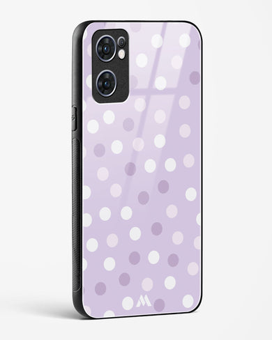 Polka Dots in Violet Glass Case Phone Cover-(Oppo)