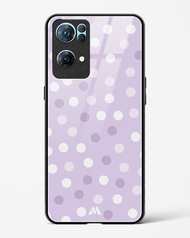 Polka Dots in Violet Glass Case Phone Cover (Oppo)