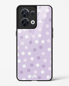 Polka Dots in Violet Glass Case Phone Cover (Oppo)