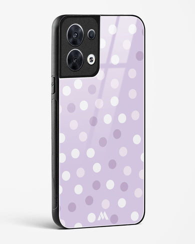 Polka Dots in Violet Glass Case Phone Cover (Oppo)