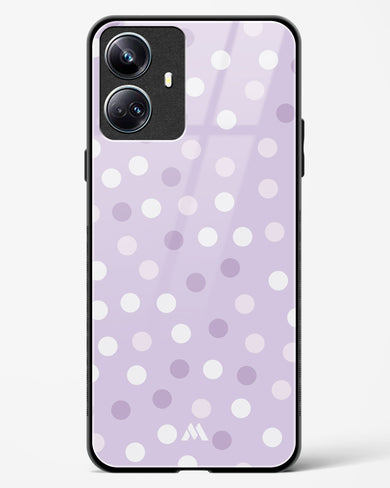 Polka Dots in Violet Glass Case Phone Cover-(Realme)