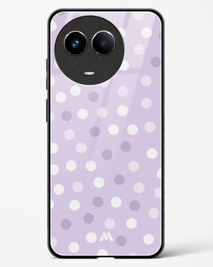 Polka Dots in Violet Glass Case Phone Cover (Realme)